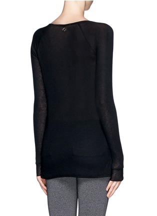 Back View - Click To Enlarge - HU-NU - 'Rita' eco friendly cashmere top