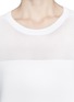Detail View - Click To Enlarge - RAG & BONE - 'Nicola' mesh yoke knit T-shirt