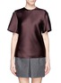 Main View - Click To Enlarge - ALEXANDER WANG - Back fringe twill top