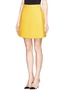 Front View - Click To Enlarge - VICTORIA BECKHAM - Mini wool wrap skirt