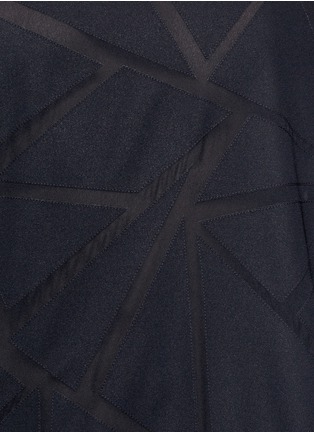 Detail View - Click To Enlarge - VICTORIA, VICTORIA BECKHAM - Triangle patchwork combo dress