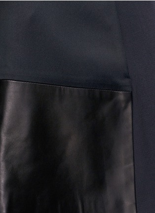 Detail View - Click To Enlarge - RAG & BONE - Montrose leather panel A-line skirt