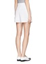 Back View - Click To Enlarge - T BY ALEXANDER WANG - Double faced pleat shorts