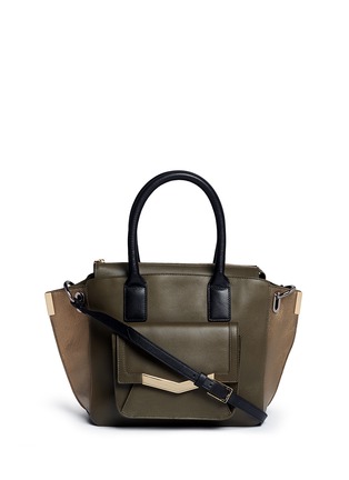 Main View - Click To Enlarge - TIME'S ARROW - 'Jo' mini duo colour leather tote
