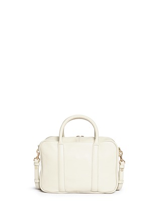 Back View - Click To Enlarge - SEE BY CHLOÉ - 'Harriet' suede panel leather crossbody bag