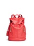 Main View - Click To Enlarge - SEE BY CHLOÉ - 'Cherry' leather bucket backpack