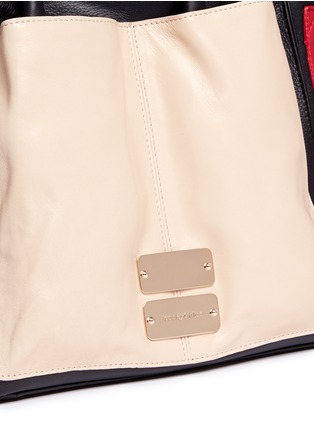 Detail View - Click To Enlarge - SEE BY CHLOÉ - Nellie large colourblock leather tote