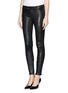 Front View - Click To Enlarge - J BRAND - 'Jamie' leather biker pants