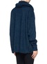 Back View - Click To Enlarge - ACNE STUDIOS - 'Demi Mix' drop shoulder sweater with snood