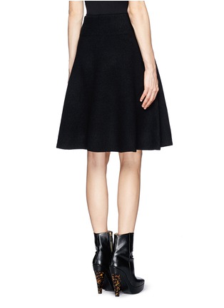 Back View - Click To Enlarge - ACNE STUDIOS - 'Dancer Boiled' Merino wool knit skirt