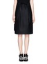 Main View - Click To Enlarge - ACNE STUDIOS - Wool-cashmere A-line bow skirt