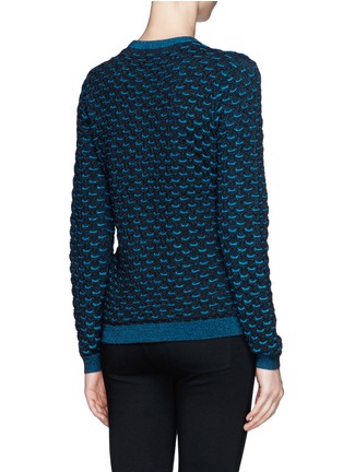 Back View - Click To Enlarge - OPENING CEREMONY - Scale stitch sweater
