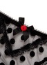 Detail View - Click To Enlarge - L'AGENT - 'Rosalyn' polka dot flock tulle mini briefs