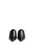 Front View - Click To Enlarge - MARNI - 'Sabot' leather babouche slides