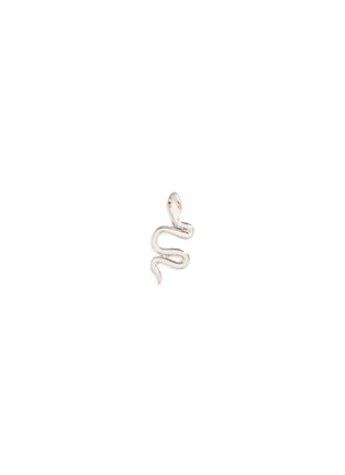 Main View - Click To Enlarge - LOQUET LONDON - 18K WHITE GOLD CHINESE NEW YEAR CHARM - SNAKE