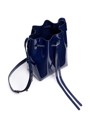 Detail View - Click To Enlarge - MANSUR GAVRIEL - 'Mini Mini' patent leather bucket bag