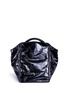 Detail View - Click To Enlarge - A-ESQUE - 'Basket 02' metallic leather tote