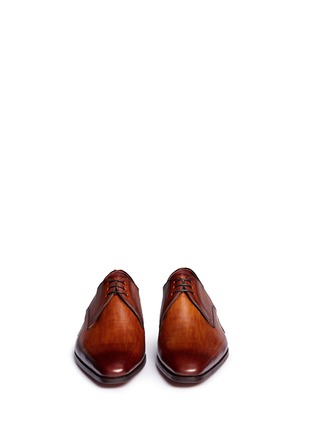 Front View - Click To Enlarge - MAGNANNI - BOLOGNA SOLE LEATHER DERBIES