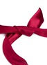 Detail View - Click To Enlarge - YUNOTME - 'Fork' twist silk bow headband
