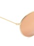 Detail View - Click To Enlarge - SPEKTRE - 'P2' metal round mirror sunglasses