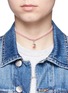 Figure View - Click To Enlarge - JOOMI LIM - 'Shadow of Love' Swarovski crystal velvet choker necklace