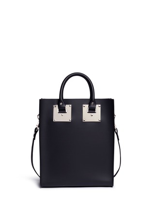 Detail View - Click To Enlarge - SOPHIE HULME - 'Albion' mini leather box tote