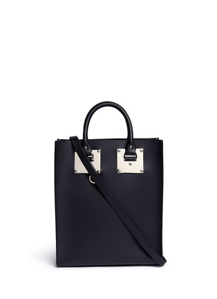 Main View - Click To Enlarge - SOPHIE HULME - 'Albion' mini leather box tote