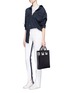 Figure View - Click To Enlarge - SOPHIE HULME - 'Albion' mini leather box tote