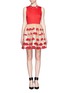 Main View - Click To Enlarge - ALICE & OLIVIA - Pout lip collared puff dress
