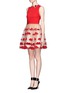 Figure View - Click To Enlarge - ALICE & OLIVIA - Pout lip collared puff dress