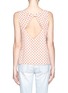 Back View - Click To Enlarge - ALICE & OLIVIA - Trina heart print silk-blend sleeveless blouse