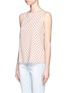Front View - Click To Enlarge - ALICE & OLIVIA - Trina heart print silk-blend sleeveless blouse