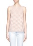 Main View - Click To Enlarge - ALICE & OLIVIA - Trina heart print silk-blend sleeveless blouse