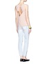 Figure View - Click To Enlarge - ALICE & OLIVIA - Trina heart print silk-blend sleeveless blouse