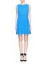 Main View - Click To Enlarge - ALICE & OLIVIA - Jena cutout ruched dress