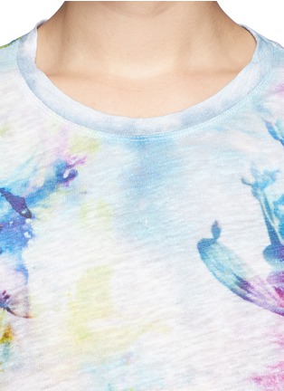 Detail View - Click To Enlarge - IRO - Dafne floral print tie-dye T-shirt