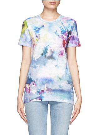 Main View - Click To Enlarge - IRO - Dafne floral print tie-dye T-shirt