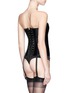 L'AGENT - 'Penelope' boned satin corset