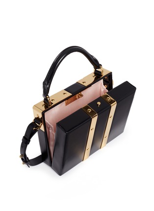  - SOPHIE HULME - 'Albany' mini leather suitcase crossbody bag