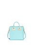 Detail View - Click To Enlarge - SOPHIE HULME - 'Albion Square' saddle leather tote