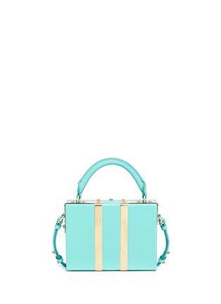 Detail View - Click To Enlarge - SOPHIE HULME - 'Albany' mini leather suitcase crossbody bag