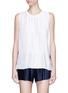 Main View - Click To Enlarge - ADIDAS - 3-Stripes pleated tank top