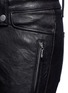 Detail View - Click To Enlarge - FRAME - 'Moto' lambskin leather pants