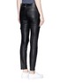 Back View - Click To Enlarge - FRAME - 'Moto' lambskin leather pants