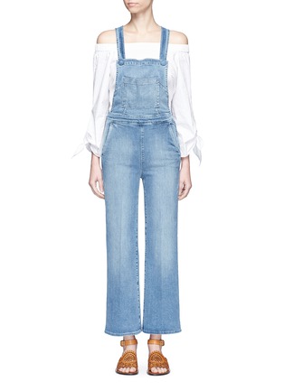 Main View - Click To Enlarge - FRAME - 'Le Button Jumper Walsh' denim overalls