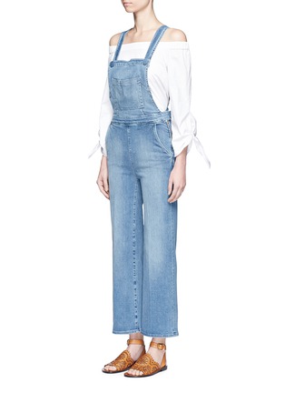 Figure View - Click To Enlarge - FRAME - 'Le Button Jumper Walsh' denim overalls