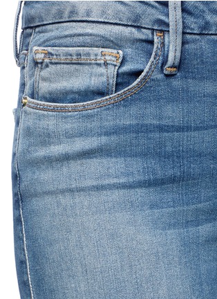 Detail View - Click To Enlarge - FRAME - 'Le Crop Mini Boot' gusset jeans