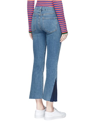 Back View - Click To Enlarge - FRAME - 'Le Crop Mini Boot' gusset jeans