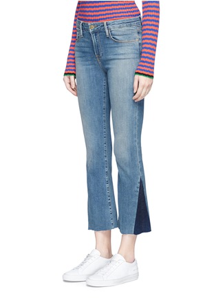 Front View - Click To Enlarge - FRAME - 'Le Crop Mini Boot' gusset jeans
