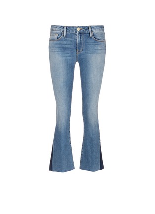 Main View - Click To Enlarge - FRAME - 'Le Crop Mini Boot' gusset jeans